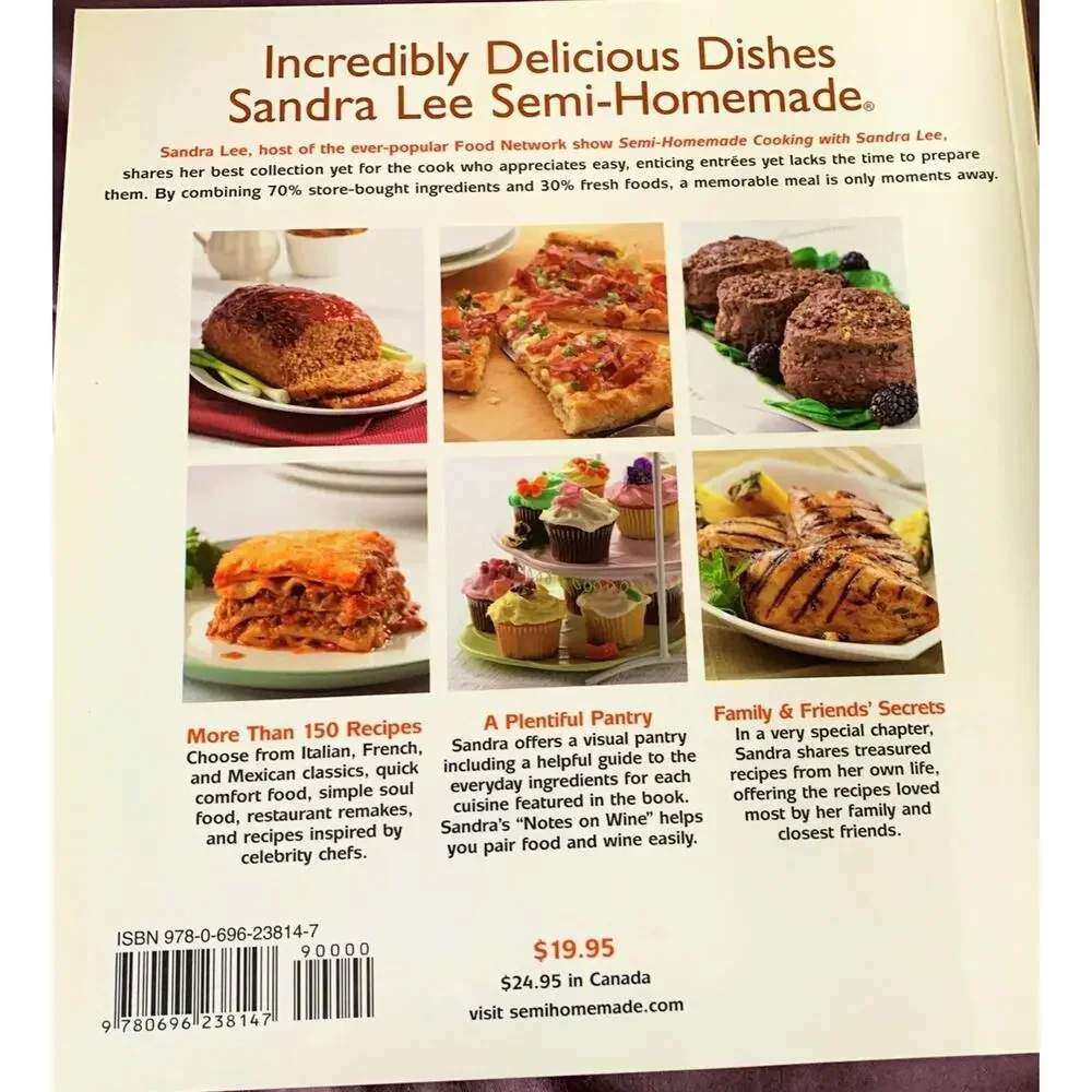 Sandra Lee Semi Homemade Cooking‎ Book